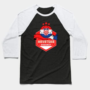 Hrvatska Football Baseball T-Shirt